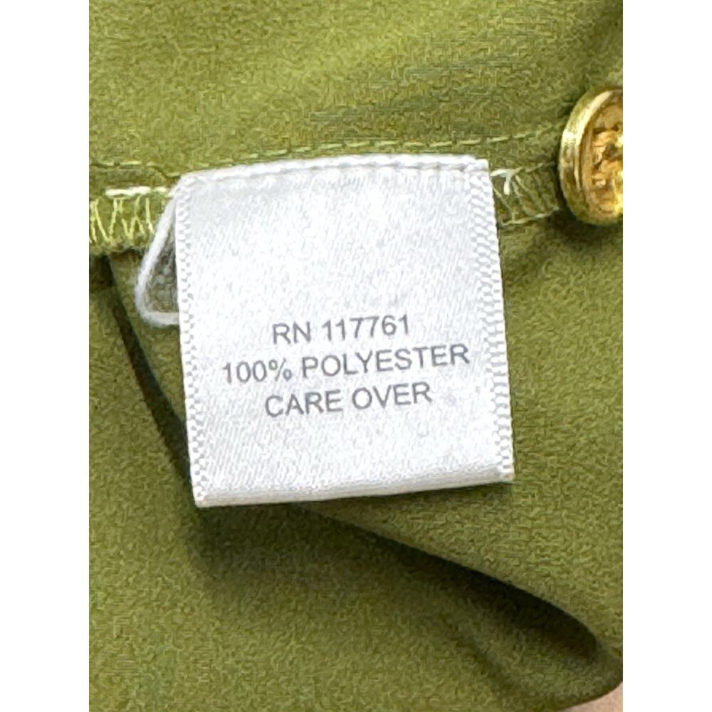 Speed Limit Mph Button Down Olive Green 3/4 Sleev… - image 7